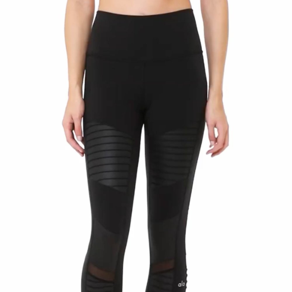 Alo High Waist Moto Leggings